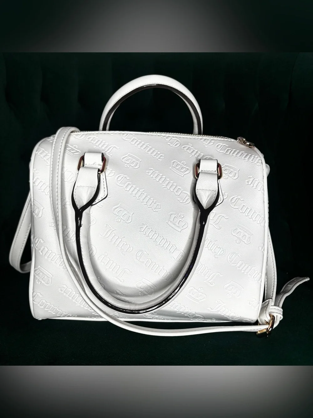 NWT Juicy Couture Angel Embossed Satchel & Matching Wallet Bundle